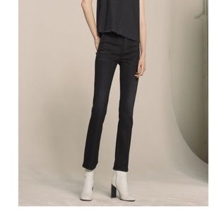 RAG & BONE “Hana” jean in worn black, size 29